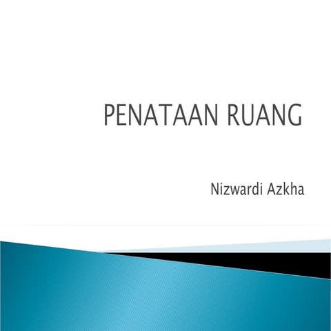 Penataan ruang