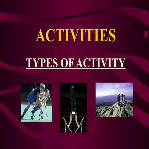 PE Nature and Purpose