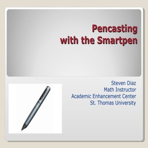 Pencasting | PPT