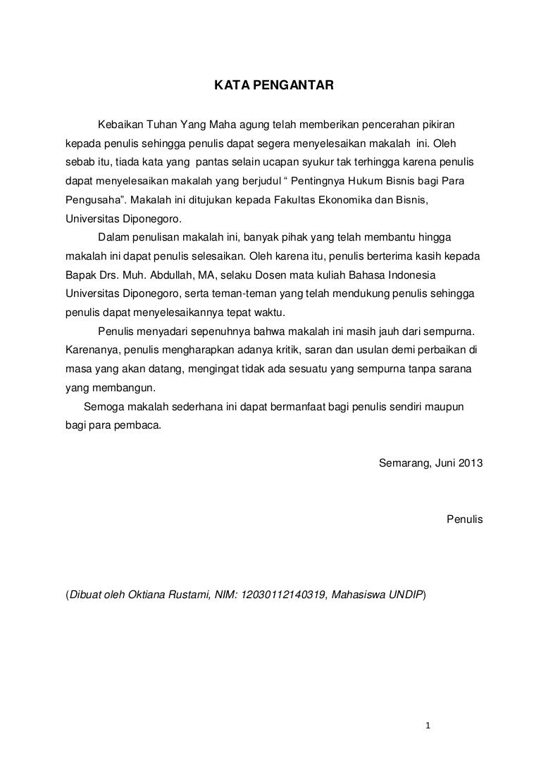 Pendahuluan Hukum Bisnis