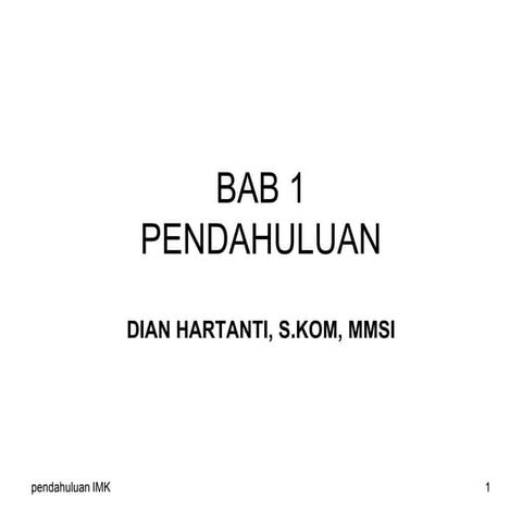 Pendahuluan imk