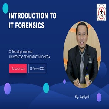 Pendahuluan it forensik