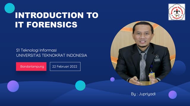 Pendahuluan it forensik
