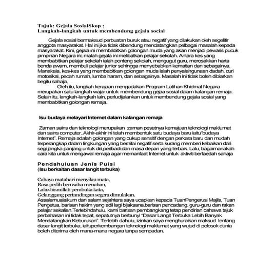 Pendahuluan karangan | DOC