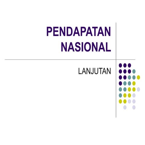 Pendapatan nasional