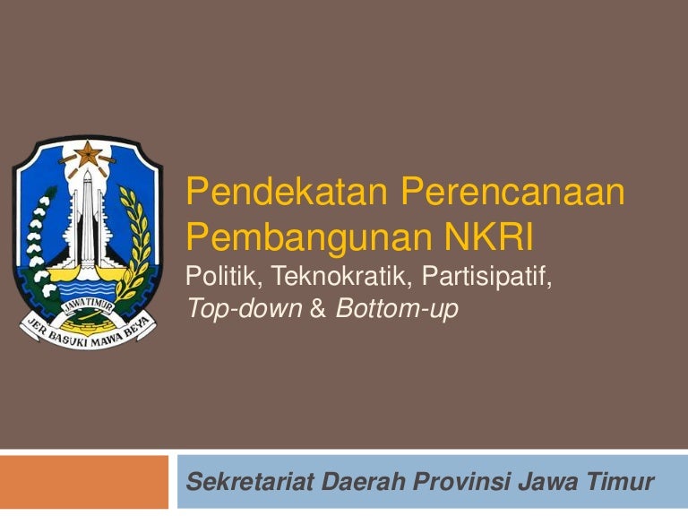 Pendekatan Perencanaan Pembangunan