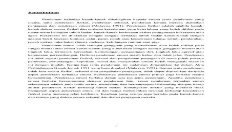 Penderaan kanak kanak