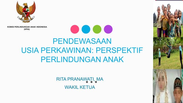 Pendewasaan usia perkawinan