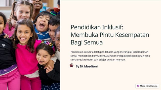 Pendidikan Khusus: Membuka Pintu Kesempatan Bagi Semua Anak