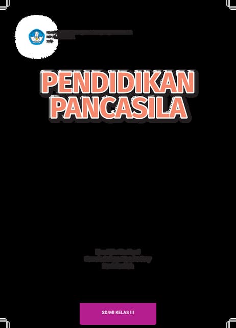 Pendidikan Pancasila Buku Siswa KLS III SD