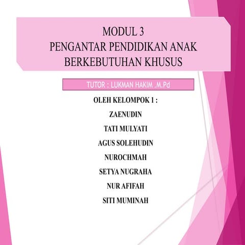 Pendidikan Abk Modul 3 Ppt