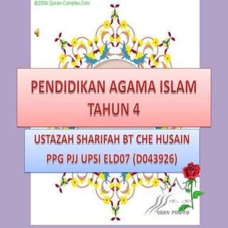 Pendidikan agama islam tahun 4