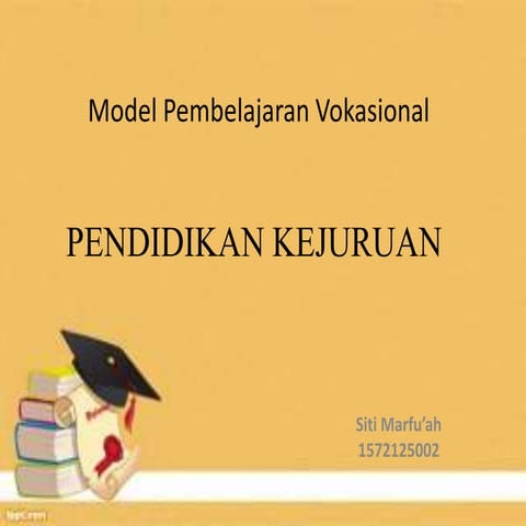 Pendidikan kejuruan