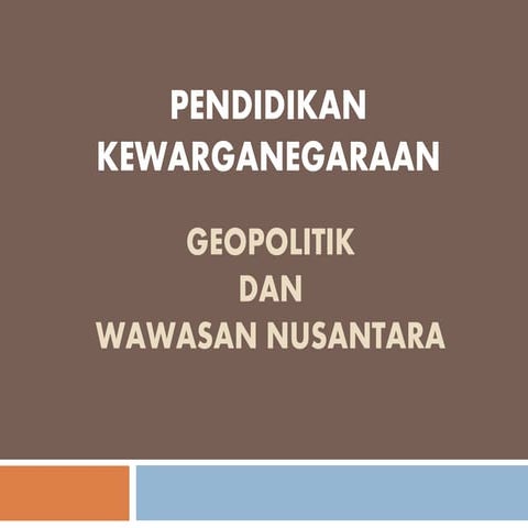 Pendidikan kewarganegaraan