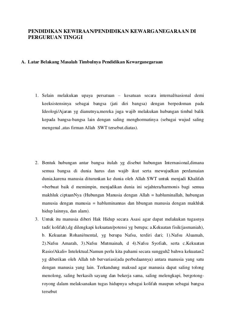 Pendidikan Kewiraan
