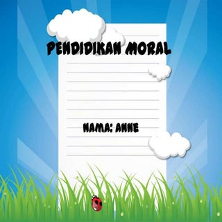 Pendidikan moral individu