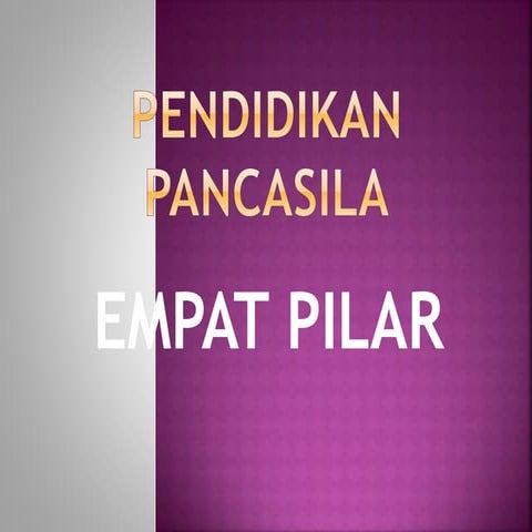 Pendidikan pancasila