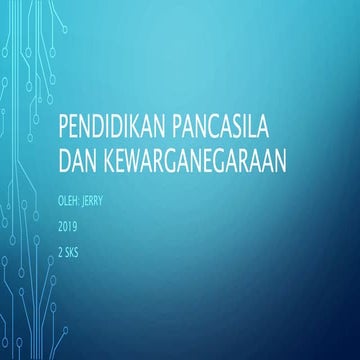 Pendidikan pancasila dan kewarganegaraan | PPTX