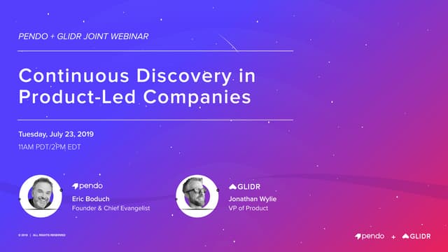 Continuous Discovery in Product-Led Companies