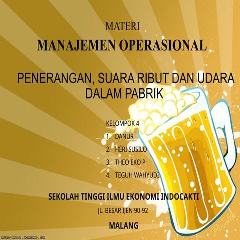 PENERANGAN, SUARA RIBUT DAN UDARA DALAM PABRIK.ppt