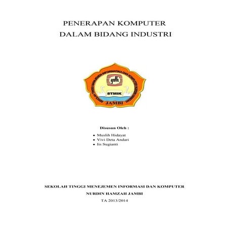 Penerapan komputer di bidang industri