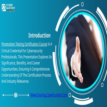 Penetration Testing Certification: Master Ethical Hacking (PPT)