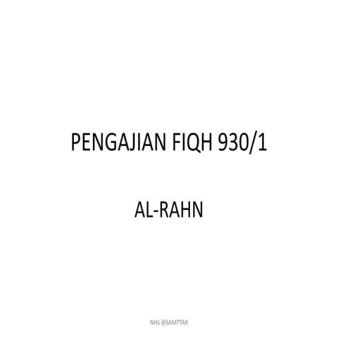 Syariah STPM// Al-Rahn | PPTX