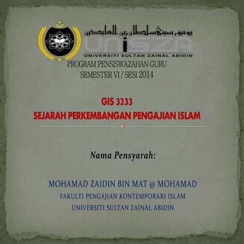 Pengajian islam di nusantara