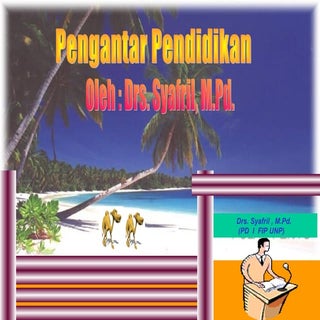 Pengantar pendidikan ppt