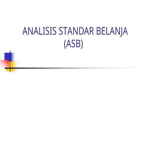 ASB dalam Perencanaan dan Penganggaran | PDF