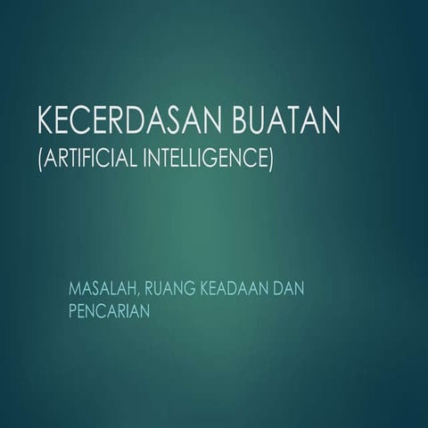 Pengantar intelegensi buatan