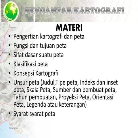 Pengantar kartografi