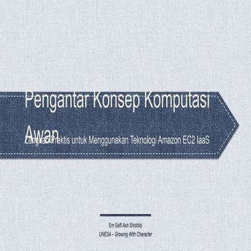 Pengantar konsep komputasi awan   17050974022