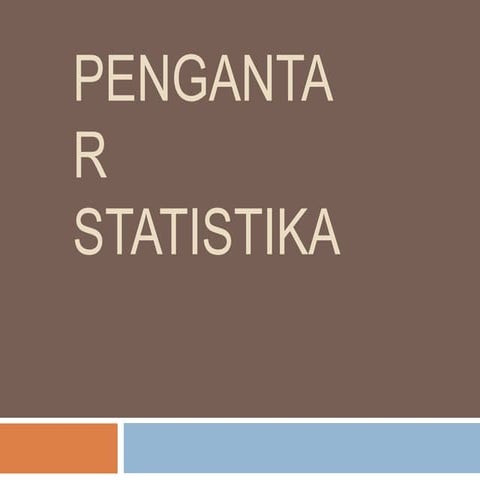 Pengantar statistika 4