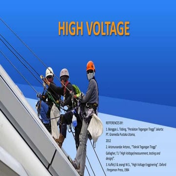 Pengantar teknik tegangan tinggi pert.1