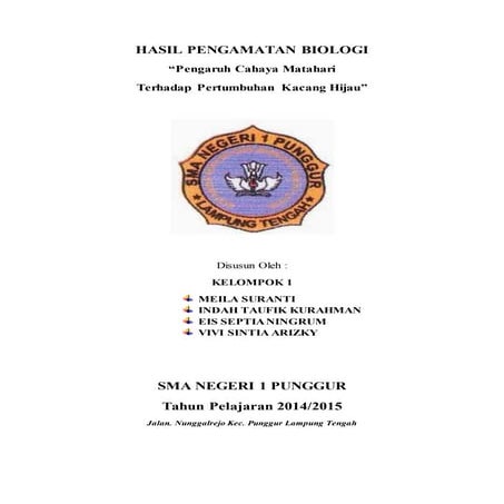 Pengaruh cahaya matahari