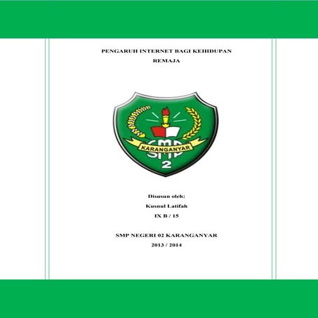 Pengaruh internet bagi kehidupan makalah kelas ix