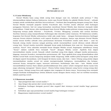 Pengaruh mediao sosial terhadap genesari muda