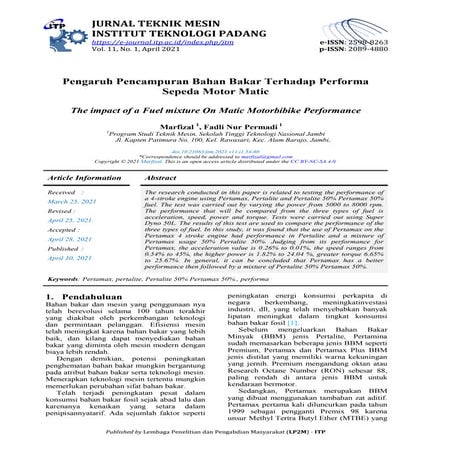 Pengaruh Pencampuran Bahan Bakar Terhadap Performa Sepeda Motor Matic.pdf