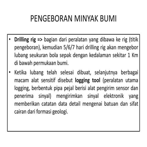 Pengeboran Minyak Bumi