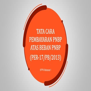 Pengelolaan dan pelaporan pnbp