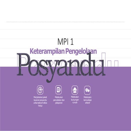 Pengelolaan Posyandu assessment kader ILPpdf