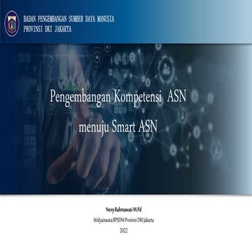 Pengembangan kompetensi ASN Menuju Smart ASN.pptx