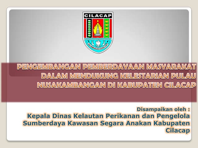 Pengembangan Pemanfaatan Sagara Ana...