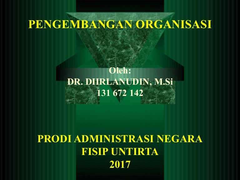 Pengembangan Organisasi