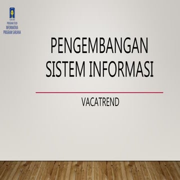 Pengembangan sistem informasi | PPT
