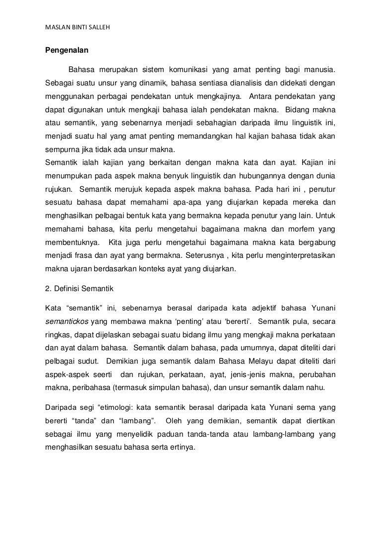 Semantik