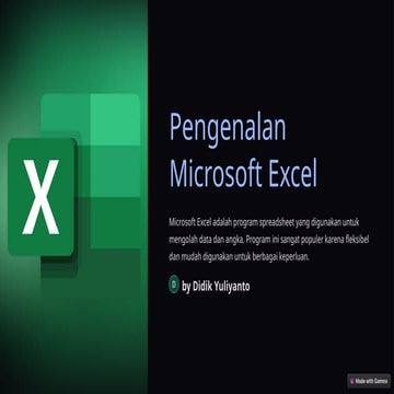 pengenalan microsoft excell untuk kelas 10 kurikulum merdeka
