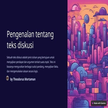 Bahasa Indonesia Pengenalan Tentang Teks Diskusi Kls Ix Jumat 1 3 24