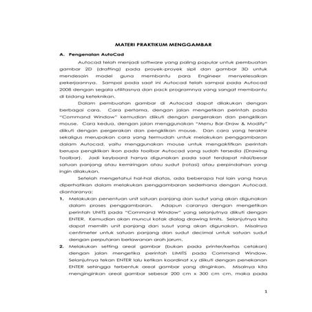 Pengenalan auto cad praktikum menggambar_kim